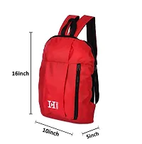 H-Hemes 12 L Backpack Small Red Color Polyester Bag Lunch Bag for Daily Use-thumb2