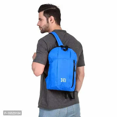 H-Hemes 12 L Backpack Small Blue Color Polyester Bag Lunch Bag for Daily Use-thumb3