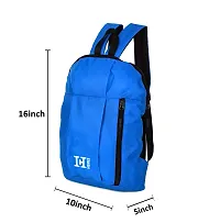 H-Hemes 12 L Backpack Small Blue Color Polyester Bag Lunch Bag for Daily Use-thumb3