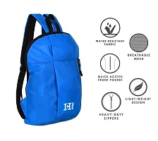 H-Hemes 12 L Backpack Small Blue Color Polyester Bag Lunch Bag for Daily Use-thumb4