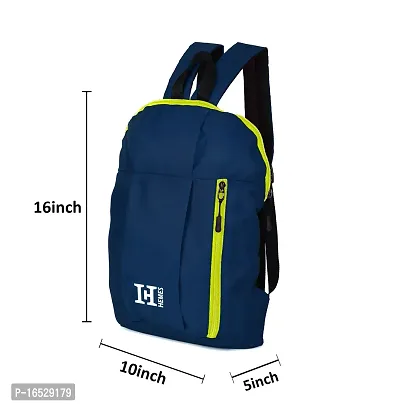 H-Hemes 12 L Backpack Small Bag Lunch Bag for Daily Use 1 Main Compartment With Front Pocket Mini Backpack-thumb4