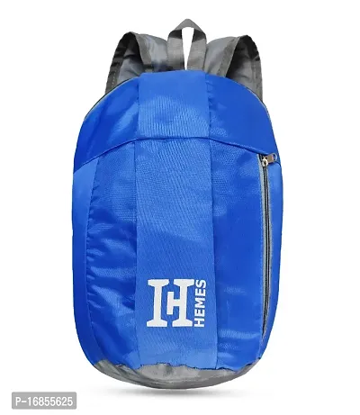 H-Hemes Small 12 L Blue Backpack Small Bag for Daily Use with 1 Main Compartment Front Zip Pocket Mini Backpack-thumb0