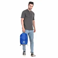H-Hemes Small 12 L Blue Backpack Small Bag for Daily Use with 1 Main Compartment Front Zip Pocket Mini Backpack-thumb1