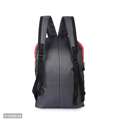 H-Hemes Small 12 L Backpack Small Backpack Small Size Bag for Daily use Trendy Backpack (Black, Red)-thumb3