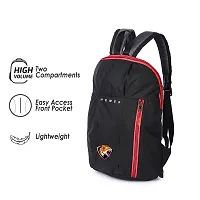 H-Hemes Small 12 L Backpack Small Backpack Small Size Bag for Daily use Trendy Backpack (Black, Red)-thumb4