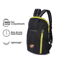 H-Hemes Small 12 L Backpack Small Backpack Small Size Bag for Daily use Trendy Backpack (Black, Yellow)-thumb3