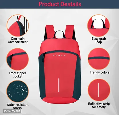 H-Hemes Small Bag for Daily Use Gym Bag, Mini Backpack With 1 Year Warranty-thumb4