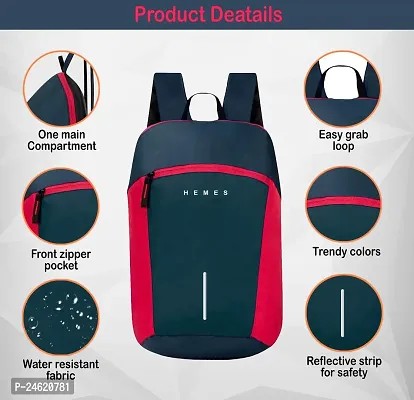 H-Hemes Small Bag for Daily Use Gym Bag, Mini Backpack With 1 Year Warranty-thumb5
