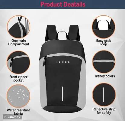 H-Hemes Small Bag for Daily Use Gym Bag, Mini Backpack With 1 Year Warranty-thumb4