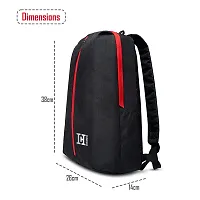 H-Hemes Small Bag for Daily Use Gym Bag, Mini Backpack With Front Zipper Pocket-thumb2