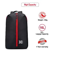 H-Hemes Small Bag for Daily Use Gym Bag, Mini Backpack With Front Zipper Pocket-thumb3