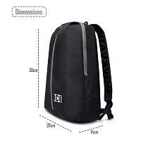 H-Hemes Small Bag for Daily Use Gym Bag, Mini Backpack With Front Zipper Pocket-thumb3