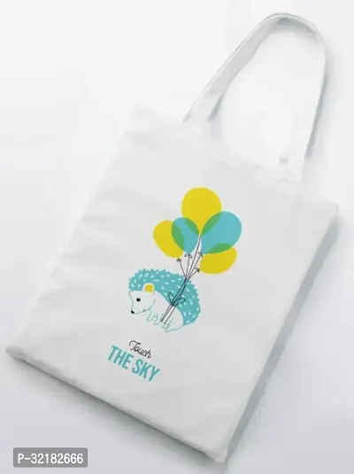 Stylish Canvas Printed Shopping Tote Bag-thumb0