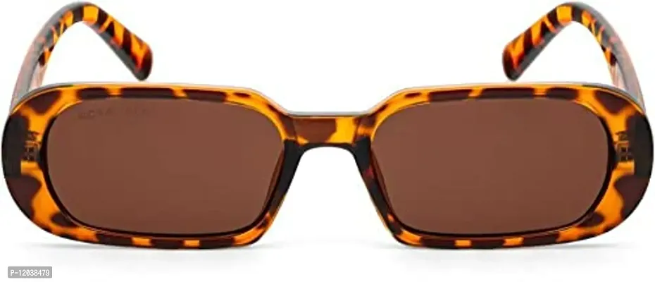 USJONES Tortoise Round Frame Slim Sunglass Small Square Sunglasses Women Men Trendy Vintage Brand Design (White)-thumb4