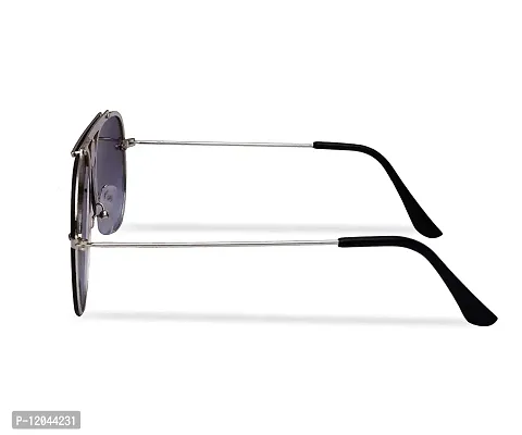 USjones JANIFAOUL? Aviator sunglasses for women stylish Retro Driving Sunglasses Vintage Fashion Narrow Square Frame UV400 Protection (Gold Black) (Black & Gold, Metal)-thumb5