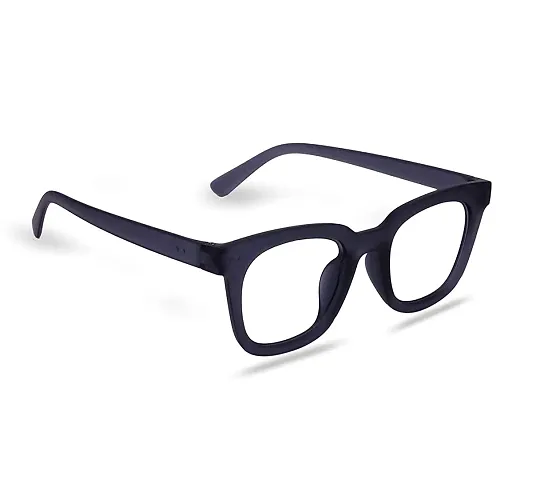 JANIFAOUL Eyewear Blue Ray Block UV Protected Computer Glasses Square Frame for men and women (Unisex) - Medium Size (Black)