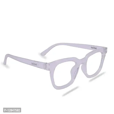 USJONES Eyewear Blue ray Block UV Protected Computer Glasses Rectangular Transparent Frame for men and women (Unisex) - Medium Size-thumb0
