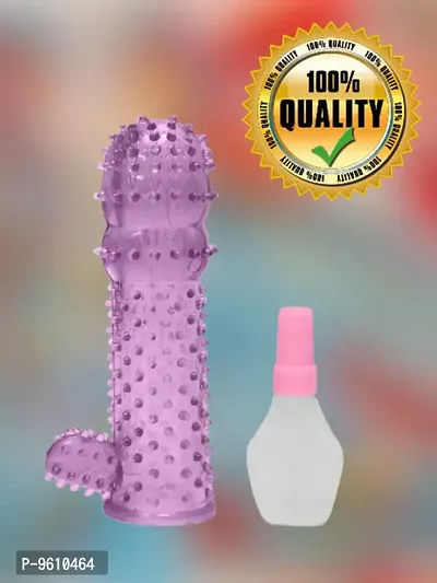 Multicolour Crystal Dotted Condom For Multiply Uses For Men-thumb0