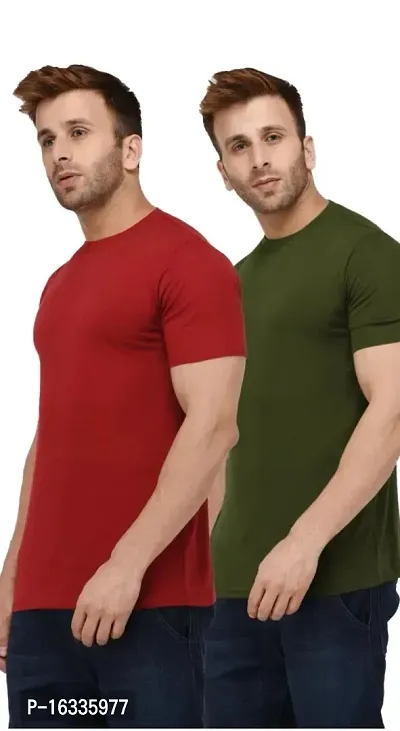 stylish,casual,comfortable, combo t-shirts sets for men.-thumb2