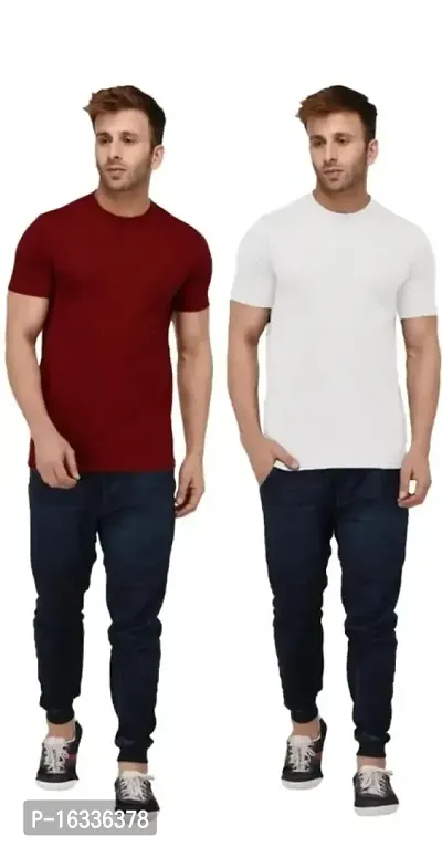 stylish,casual,comfortable, polyester combo t-shirt sets for men.