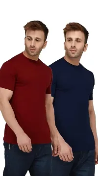 stylish,casual,comfortable, polyester combo t-shirt sets for men.-thumb3