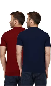 stylish,casual,comfortable, polyester combo t-shirt sets for men.-thumb1