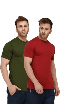 stylish,casual,comfortable, polyester combo t-shirt sets for men.-thumb2