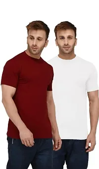 stylish,casual,comfortable, polyester combo t-shirt sets for men.-thumb1