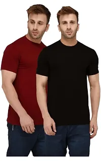 stylish,casual,comfortable, polyester combo t-shirt sets for men.-thumb3