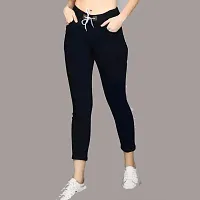 Stylish Zooni Collection Black Denim Solid Jeggings For Women-thumb2