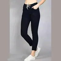 Stylish Zooni Collection Black Denim Solid Jeggings For Women-thumb3