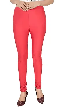 PT Stretchable fit Satin Shiny Lycra Shimmer Chudidar Leggings for Women and Girl in Wide Shades of Vibrant Colors in Regular and Plus Size (23 Colors) Pack of 3-thumb4