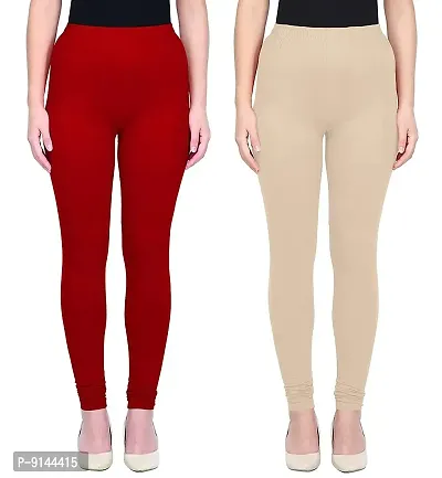 PT Comfort Cotton Premium Chudidar Leggings for Women and Girls Multicolor Legging for Perfect Lady and Perfect Style Ethnic Wear Legging Also Available in Combos. Pack of 2