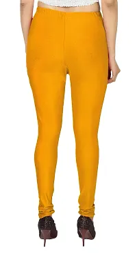 PT Stretchable fit Satin Shiny Lycra Shimmer Chudidar Leggings for Women and Girl in Wide Shades of Vibrant Colors in Regular and Plus Size (23 Colors-thumb1