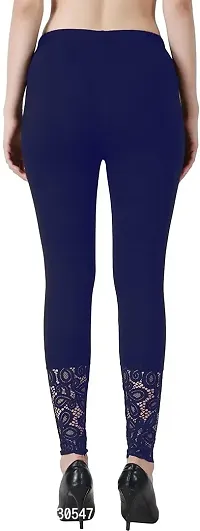 Fabulous Multicoloured Cotton Blend  Leggings For Women-thumb2