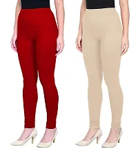 PT Comfort Cotton Premium Chudidar Leggings for Women and Girls Multicolor Legging for Perfect Lady and Perfect Style Ethnic Wear Legging Also Available in Combos. Pack of 2-thumb2