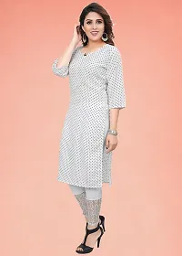 Stylish White Crepe Kurta For Women-thumb3