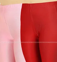 Stylish Women Lycra Blend Leggings Pack of 2-thumb3