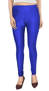 PT Stretchable fit Satin Shiny Lycra Shimmer Chudidar Leggings for Women and Girl in Wide Shades of Vibrant Colors in Regular and Plus Size (23 Colors Pack of 2-thumb3