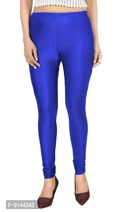 PT Stretchable fit Satin Shiny Lycra Shimmer Chudidar Leggings for Women and Girl in Wide Shades of Vibrant Colors in Regular and Plus Size (23 Colors Pack of 2-thumb4