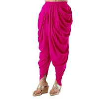 PT Latest Reyon Traditional Dhoti Patiala Salwar/Pants Stylish Stitched for Women's and Girls (Free Size)-thumb2