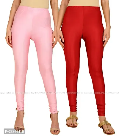 Buy Kryptic Womens Rani pink Solid Cotton Lycra Leggings Online at Best  Prices in India - JioMart.