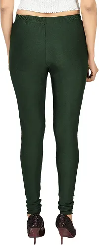 Fabulous Multicoloured Silk Blend  Leggings For Women-thumb1