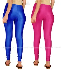 Stylish Women Lycra Blend Leggings Pack of 2-thumb2