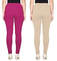 PT Comfort Cotton Premium Chudidar Leggings for Women and Girls Multicolor Legging for Perfect Lady and Perfect Style Ethnic Wear Legging Also Available in Combos. Pack of 2-thumb1