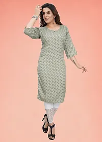 Stylish Grey Crepe Kurta For Women-thumb2