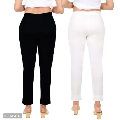 JWZUY Women Going Out Professional Office Business Pants Straight Leg  Elastic Waist Trousers Suit Pants Khaki M - Walmart.com