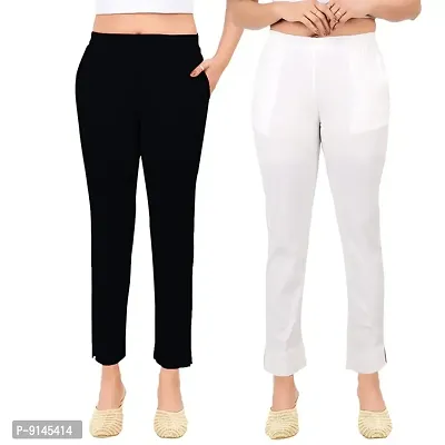 Buy PT Latest Toko Stretchable Trousers for Women Straight Fit