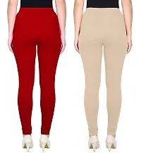 PT Comfort Cotton Premium Chudidar Leggings for Women and Girls Multicolor Legging for Perfect Lady and Perfect Style Ethnic Wear Legging Also Available in Combos. Pack of 2-thumb1