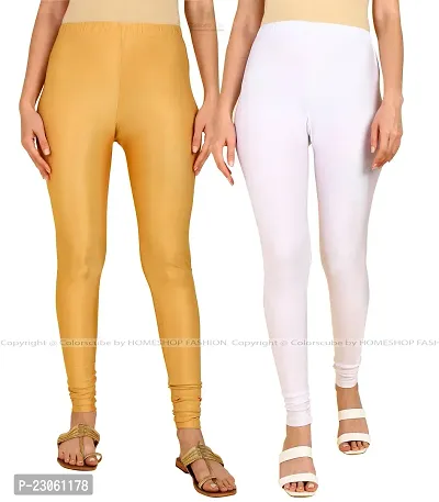 Buy Stylish Women Lycra Blend Leggings Pack of 2 Online In India At  Discounted Prices